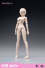 US Stock 86TOYS 1/12 T86-ST Flexible 6 inch Female Joint Action Figure Head Body
