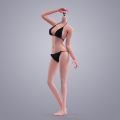 ANT 1/6 T303P Normal Skin Slim Girl 12″ Female Seamless Action Figure Body Toys