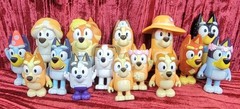 15X Bluey and Friends Family Figures Lot Assorted Figures FIGURE TOY TOYS RARE