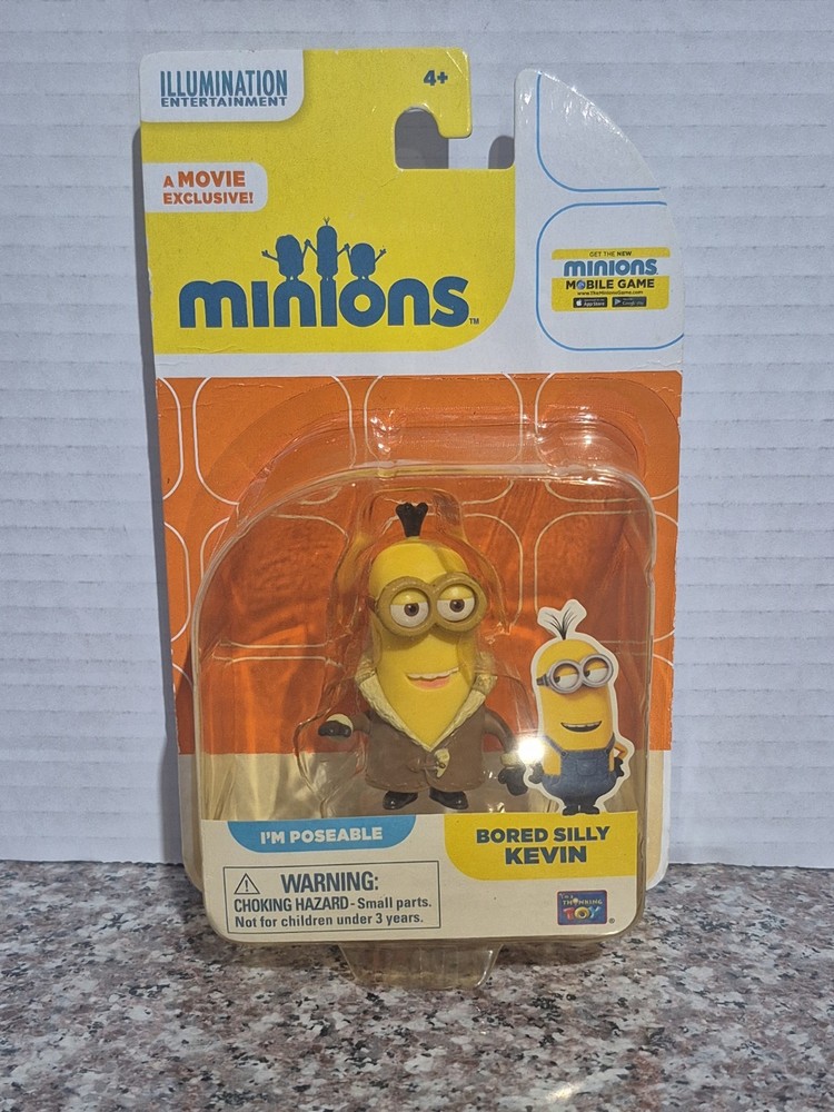 Despicable Me Minions Movie Kevin Thinkway Toys Action Figure New