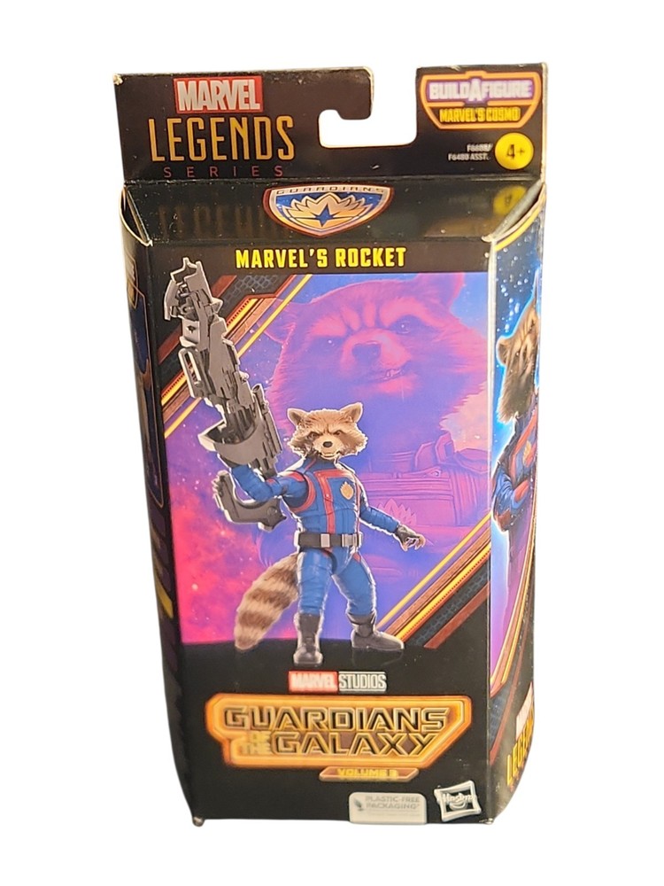 Marvel Legends Guardians of The Galaxy Volume 3 Rocket Raccoon BAF Cosmo