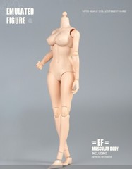 US STOCK 1:6 Large Breast Flexible Pale Body 12″ Female Action Figure Model Doll