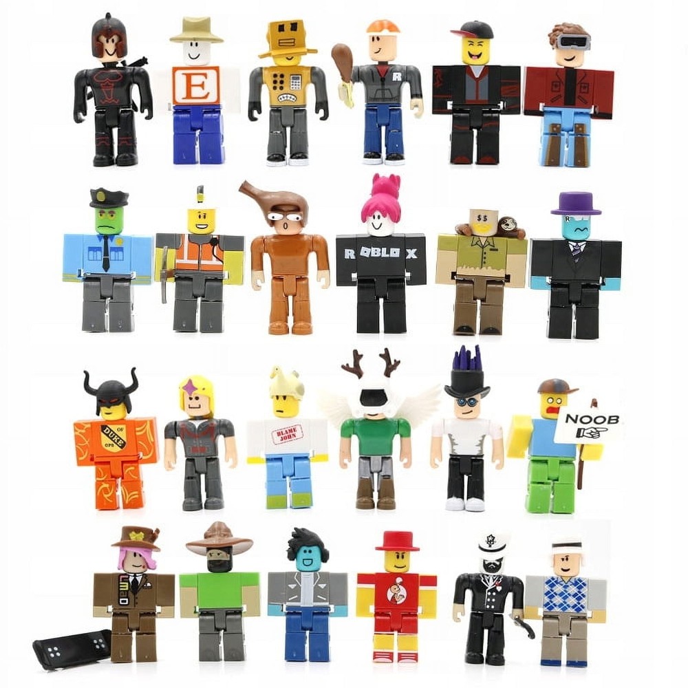 24pcs Game Roblox Figurines Cartoon Peripheral Doll Children Toys Collection