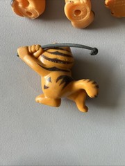 Vintage Garfield Figure Lot PVC Wind Up 80s