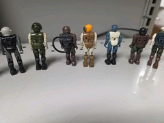 VTG 1986 Coleco Starcom Action Figures Lot Of 10
