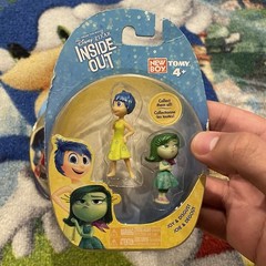 Inside Out Mini Figure Toy Lot Anger Disgust Joy Sadness TOMY 2015 1.5” Disney