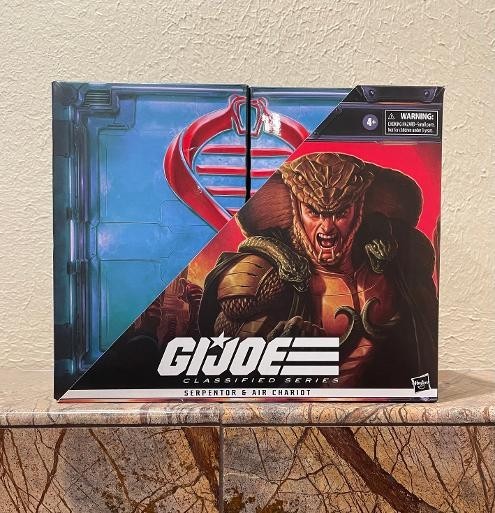 G.I. Joe Classified Series Serpentor & Air Chariot 57 Hasbro Pulse Exclusive NIB