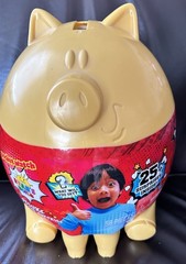 Ryan’s World Deluxe Piggy Bank Surprise Brand Kids Toy NEW Sealed 2019