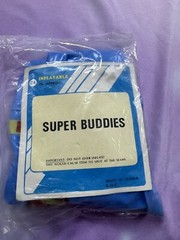 Vintage Inflatable Superman 24in Sealed In original Packaging