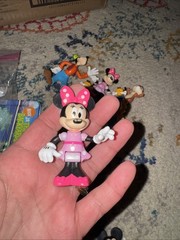 9 Disney Mickey Mouse PVC Figure Mickey Donald Minnie Goofy Pluto Chipmunk