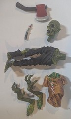 Complete Mezco The Goon Comic Figure Set w/ Build-A-Figure Zombie Loose