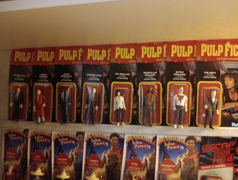 Reaction Figures Pulp Fiction Action Figures Set of 8, MIB