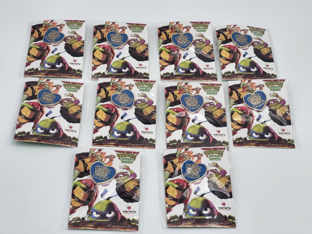 Teenage Mutant Ninja Turtles Mayhem “It’s Turtle Time” Blue Pin Leonardo 10 pcs