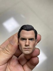US 1/6 Scale Henry Cavill Head Sculpt Model Fit 12” Male Soldier Figure Body