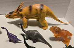 Lot of 28 Dinosaur Figures Mixed Plastic Toys Mini & Large Playset Random Bundle