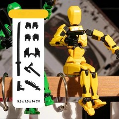 Titan13, Dummy 13, T13 Action Figure,Toy Robot, 3D Printed