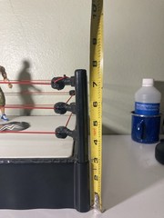 Mattel WWE RAW Smackdown Wrestling Ring Arena Spring Loaded 2010 Toy Playset