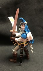 Papo ~ Two Hands Sword man Blue ~ The Knights ~ 39370 ~ OEJ