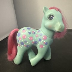 Vintage My Little Pony G1 Sweet Tooth Twice as Fancy Pony 1987 Hair Cut Damage