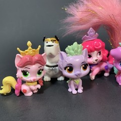 Disney Princess Palace Pets Aurora Pink Cat Sparkles Puppy Dog Pals Lot of 12