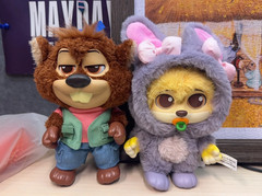 MINISO Disney Zootopia Residents Series Blind Box Figure Plush Pendant Toy