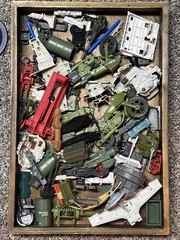 Vintage 1980’s GI Hasbro Mixed Parts Lot Sold As-is.