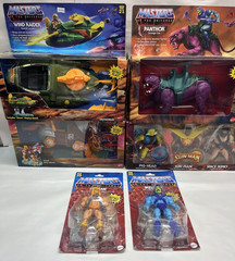 6 Masters of the Universe Retro Play Lot HE MAN SKELETOR Figure & More $16 MOTU