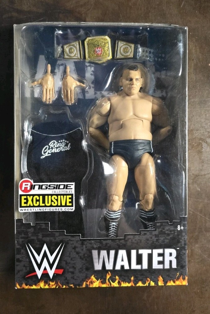 Mattel WWE Elite WALTER aka GUNTHER Figure Ringside Collectibles EXCLUSIVE NXT