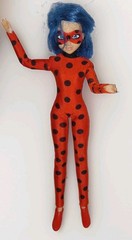 Miraculous Ladybug & Cat Noir Dolls 2-Pack Poseable Preowned