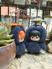 POP MART GONG x Haikyu!! The Dumpster Battle Plush Keychains