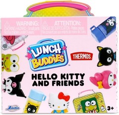 Lunch Buddies Mini Tin with Thermos, 2-Inch Sanrio Toy Hello Kitty & Friends 1pc