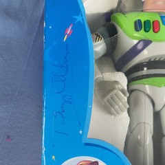 Buzz Aldrin signed Toy Story Buzz Lightyear Ultimate Talking Action Figure