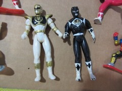 Bandai Power Rangers figures lot 1993 red blue green yellow white black +
