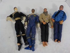 N A312 Power Rangers Ultra Corps Mixed Lot of 4 Figures/Dolls