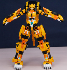 Metal Cardbot W 3Set Bloodwing Savannard Tachy Transformer Robot Korean Toy