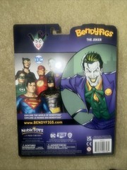 DC Comics The JOKER 7.5” Figure w/Display Stand Bendyfigs Noble Collection