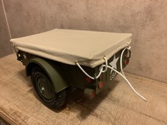 1/6 Scale HASBRO GI joe jeep trailer cover custom handmade