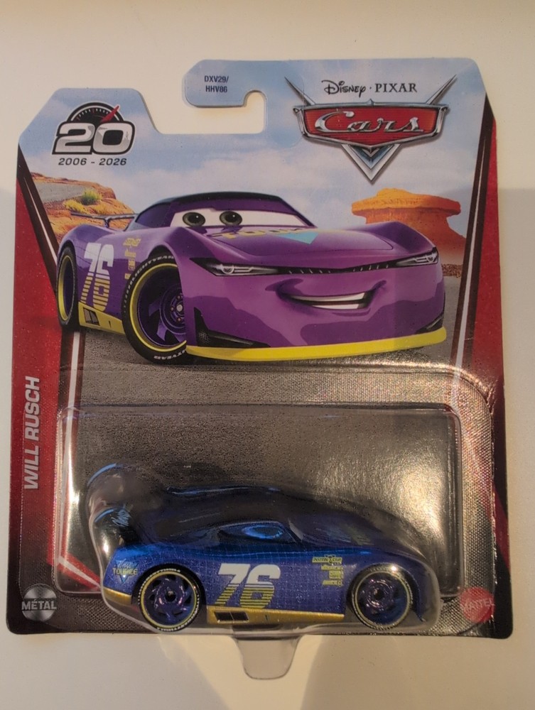 Disney Pixar Cars – Will Rusch – Vinyl Toupee Mattel Official Diecast · FL-0136