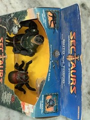 Vintage 1984 Coleco SECTAURS Warriors of Symbion SKITO and TOXCID action figure