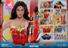 Hot Toys 1/6 Mms506 Justice League Wonder Woman Comic Concept Action Figure
