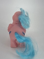Hasbro Firefly My Little Pony G1 Pegasus Pink Blue Lightning 1983 White