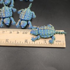 2″ Baby Snapping Turtle Figure 3D Printed Novelty Multi Color – 1PC