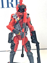 G.I. Joe Cobra Night Viper. Red. 2014 Great Condition Complete. 30th Anniversary
