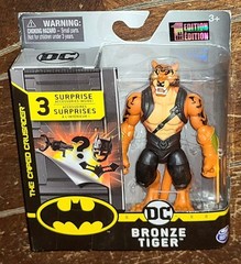 DC Batman Caped Crusader 1st Edition: BRONZE TIGER 4″ Figure w/Accessories!