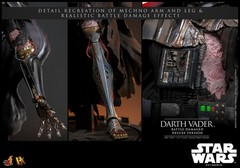 Hot Toys Star Wars Darth Vader DX45 Battle Damaged Deluxe Version ⅙ Scale Figure