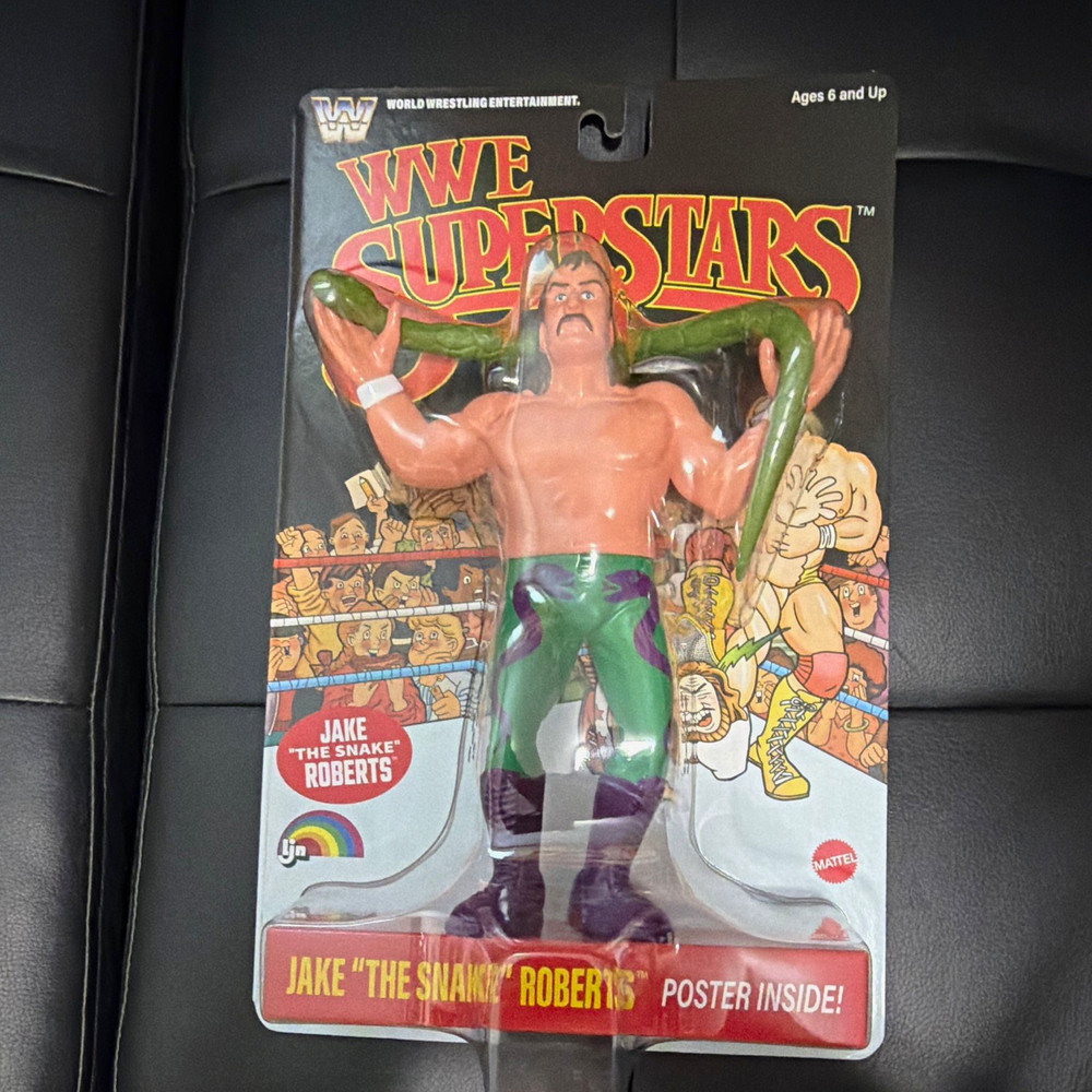 Jake “The Snake” Roberts LJN WWE Superstars Action Figures- Black Card