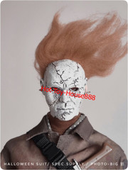 1/6 Cosplay Jason Mask Model DIY 12” Action Figure DIY Doll Halloween Scene