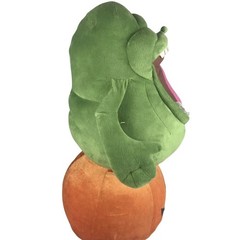 Ghostbusters Slimer On Pumpkin Plush Greeter Halloween 24in 2016 Gemmy