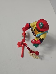 Vintage 1991 TMNT HOSE EM DOWN DON 100% COMPLETE Firefighter MINT Ninja Turtles