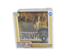 FUNKO POP ALBUM TUPAC SHAKUR 2PACALYPSE HARD CASE PROTECTOR #28 HOT SET